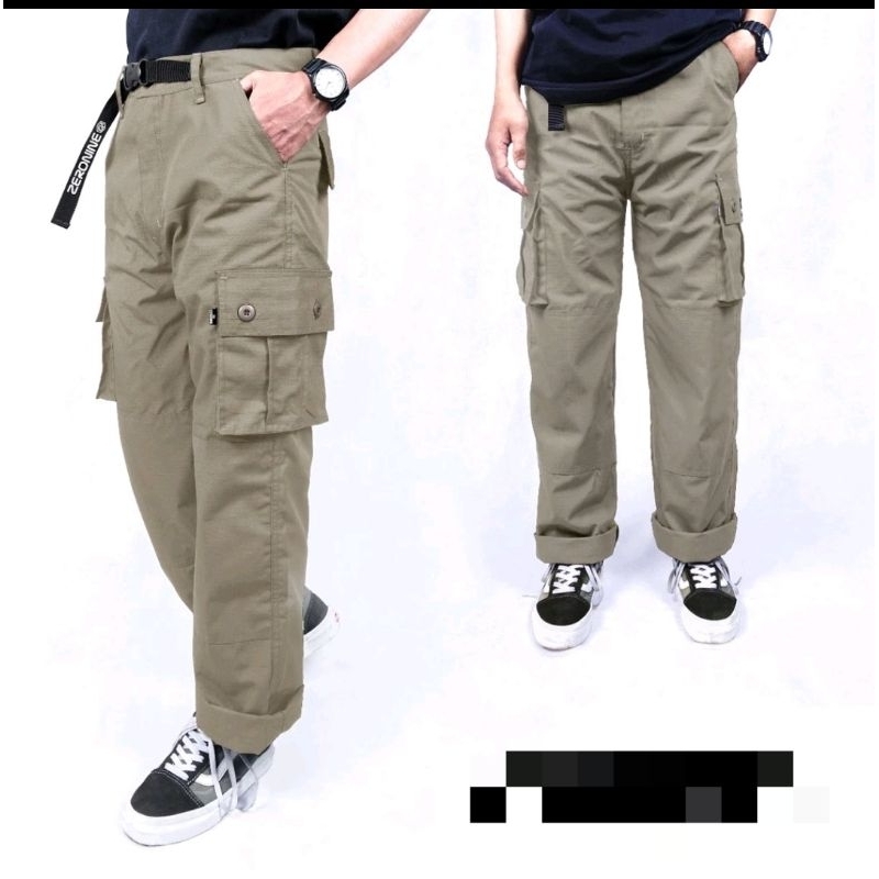ZERONINE CELANA CARGO PANTS / TACTICAL Celana pria Cargo / ZERONINE Celana Reguler cargo
