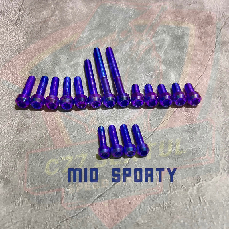 Baut cvt titanium mio sporty set baut titanium cvt mio