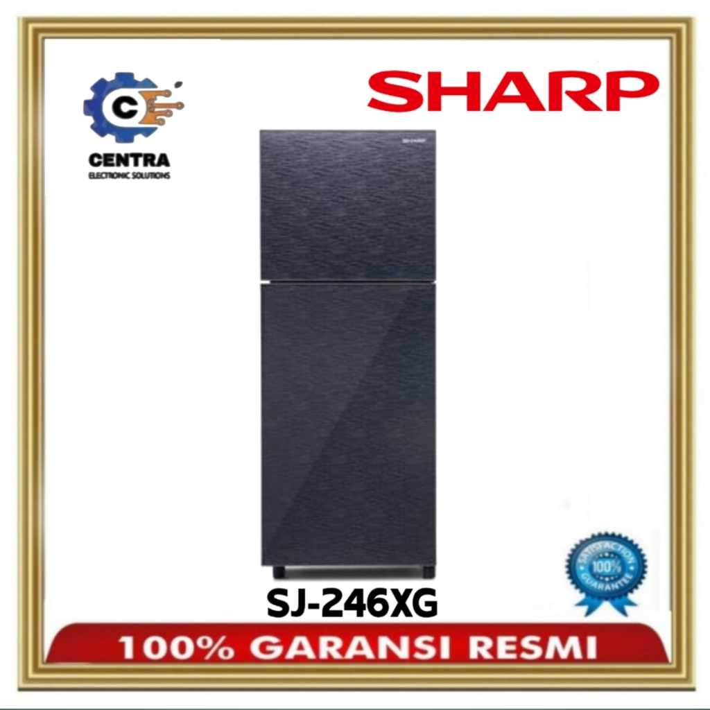 Sharp Kulkas 2 Pintu Sj-246Xg Sj246Xg Sj 246Xg GARANSI RESMI