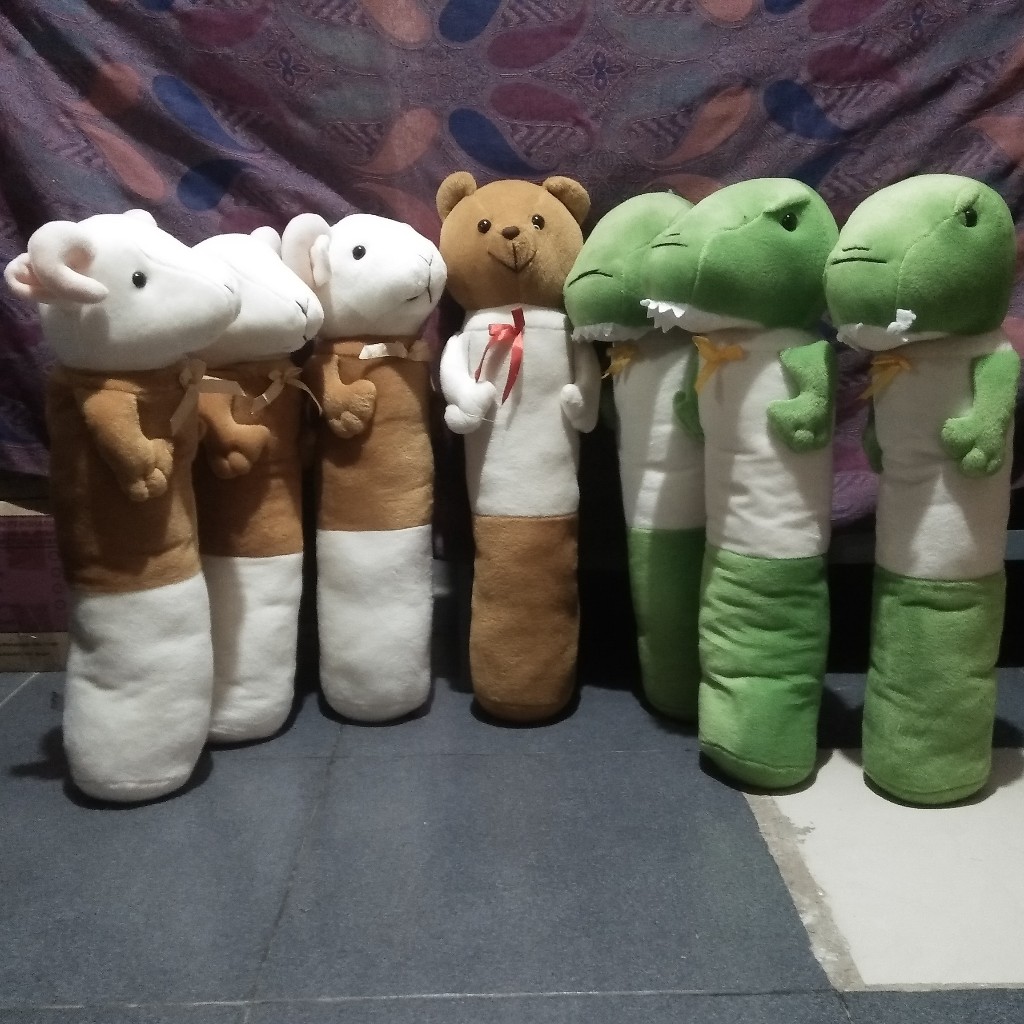 Boneka Guling Karakter Lucu Anak Perempuan Dewasa Halus & Lembut