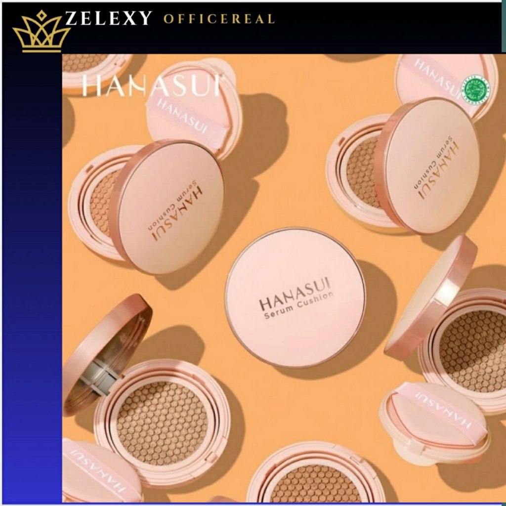 Hanasui Serum Cushion 15 gr Cleanshing Water remover setting Spray -02 Natural