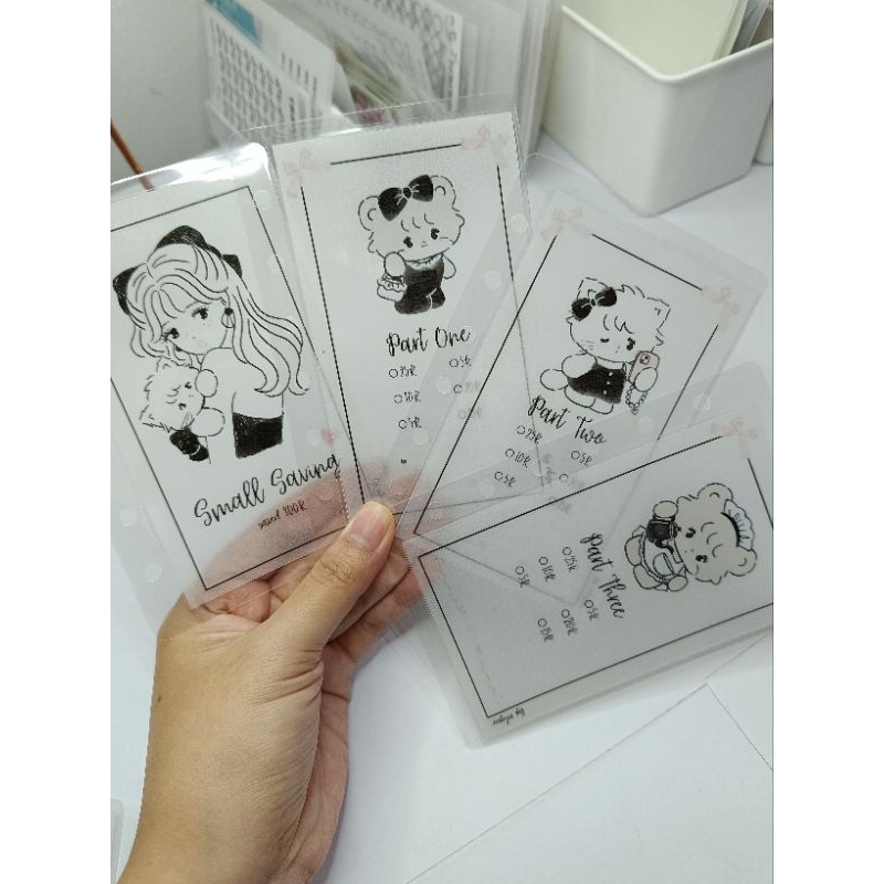 

Amplop menabung small saving 800K Cute Character size A7