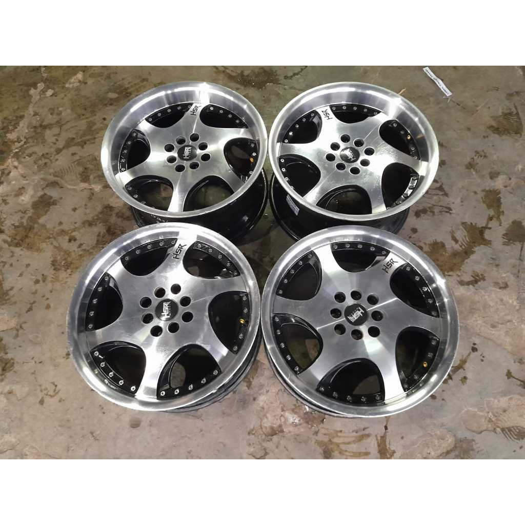 Velg 2nd HSr Gangnam Ring 17 x 7.5/8.5 Et42/38 Pcd 4x100/114.3 S/P