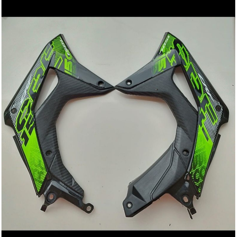 Body CRF 150L Cover tangki CRF 150L hijau striping original 2022 sayap depan CRF 150 L Kiri Kanan lo