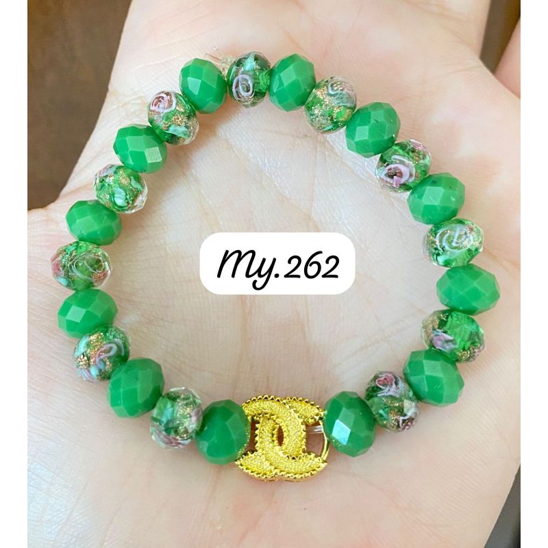 gelang batu giok lapis emas