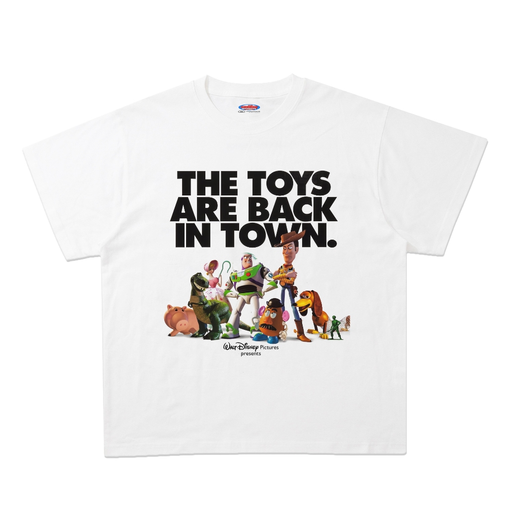 Toy Story Oversize Vintage The Toys Are Back In Town Toy Story Tee