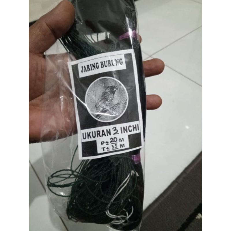 Jaring burung hitam / jaring perangkap burung / jaring pikat burung