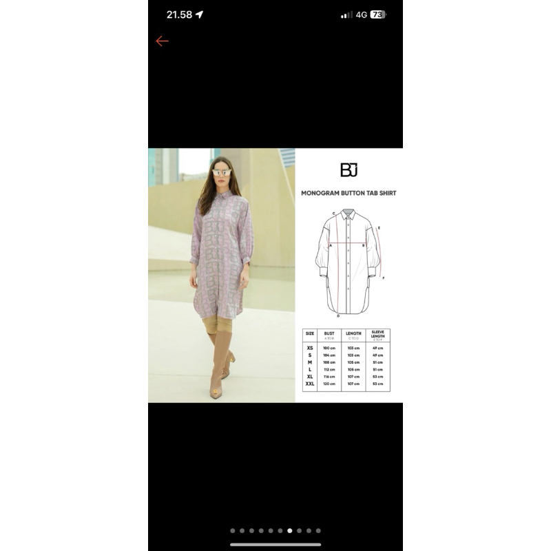 #SOLD#monogram tunik benang jarum