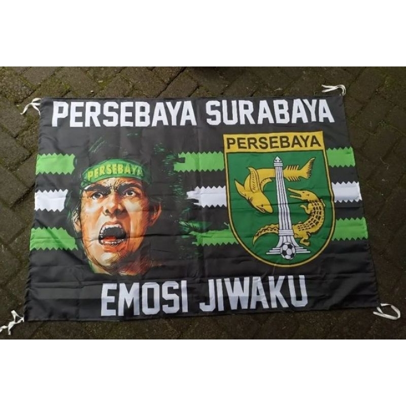 BENDERA PERSEBAYA EMOSI JIWAKU