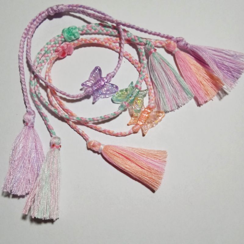 Gelang Benang / Gelang Benang Jahit / Gelang Benang Kupu / Gelang Kepang / Gelang Benang Aesthetic /