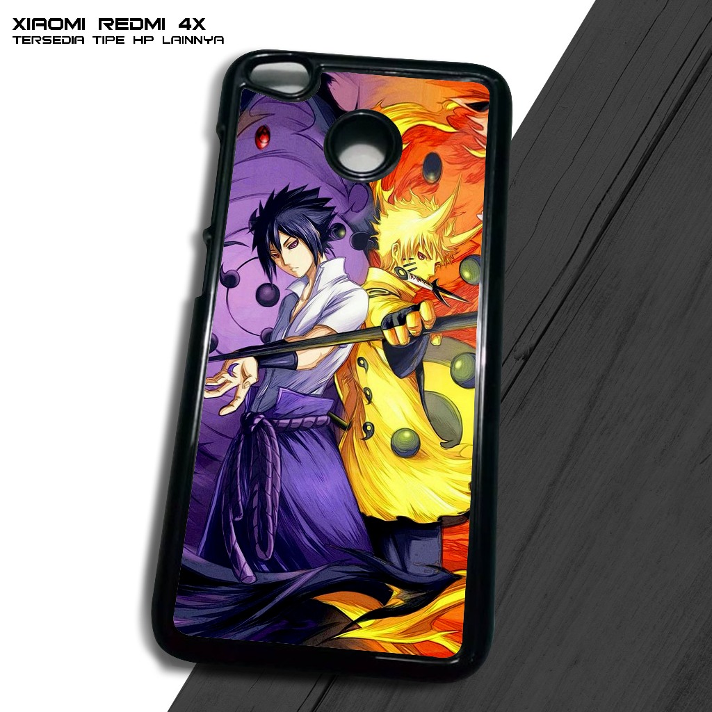 Case Xiaomi Redmi 4X - Casing Redmi 4X - ( NARUTO ) - Case 2D Glossy - Case Hp - Casing Hp - Softcas