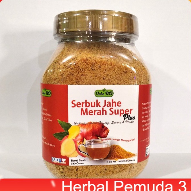 

DISKON Jahe Merah super RD 33 gram Original JAHE RD