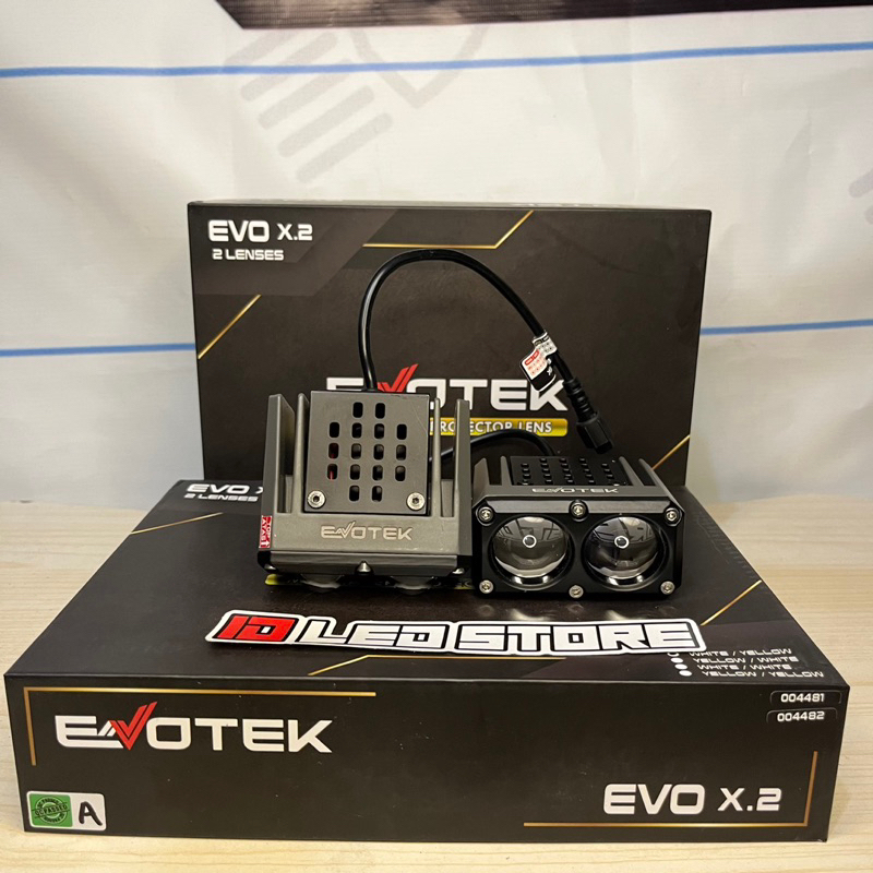 EVOTEK X2 Mini Projector 2 Lens 80 Watt Evo X2 Premium Quality Original