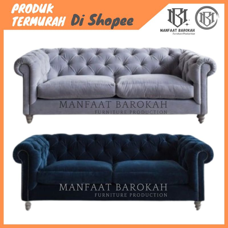 Sofa Seater 2 Bed Mewah | Furniture Kursi Sofa Bed Ruang Tamu dan Keluarga Murah