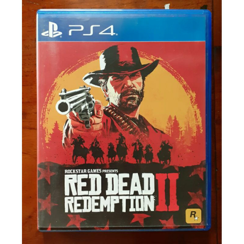 game fisik kaset bd red dead redemption ps4 region asia lengkap full map