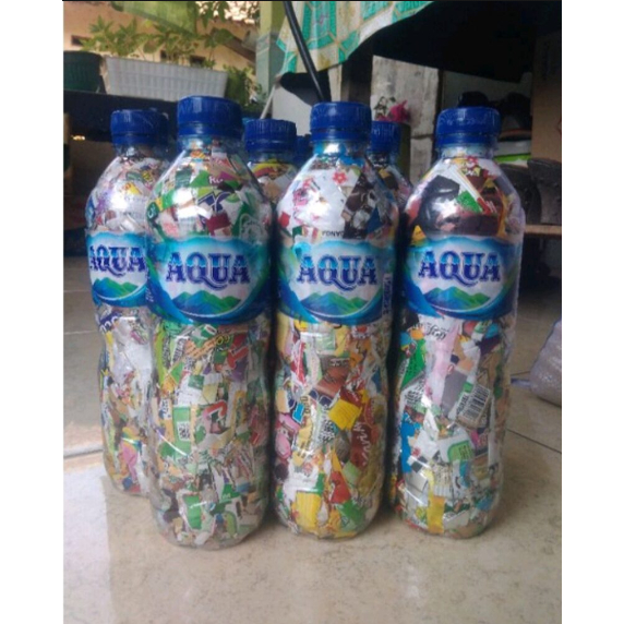 Ecobrick Botol Aqua