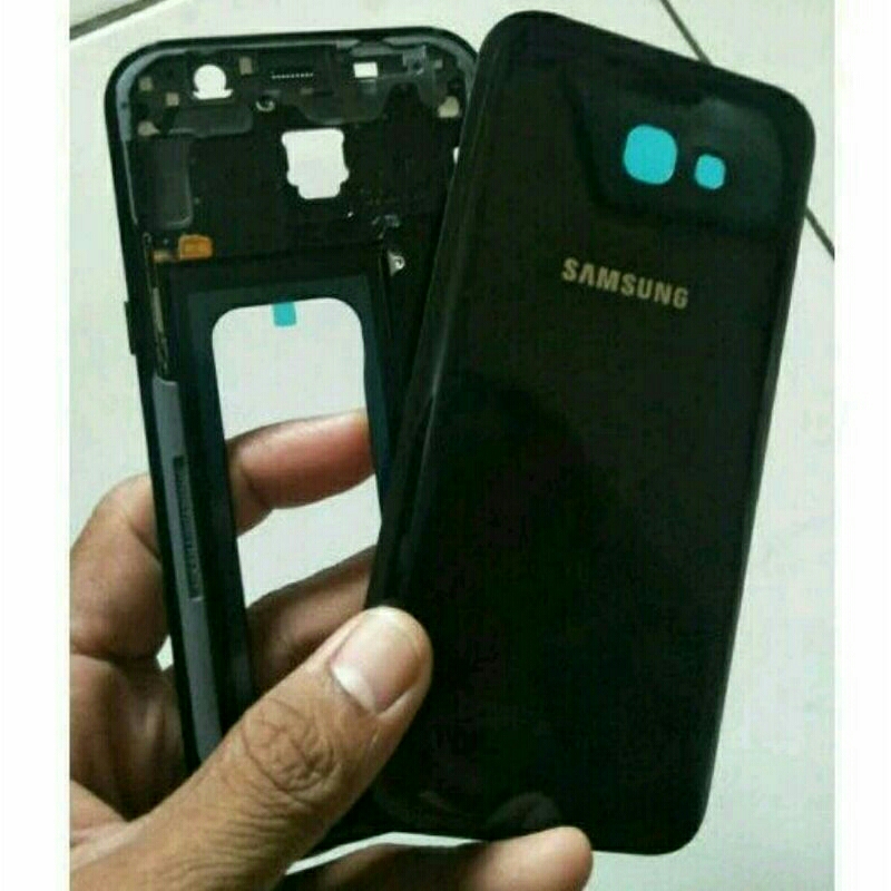Kessing Cassing Fullset Samsung A7 2017/Frame Lcd +Backdoor Original Samsung A7 2017 A720