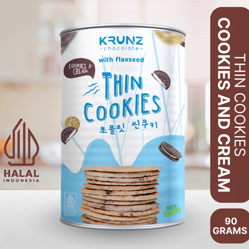 

Laris WoCA Thin Cookies Krunz Chocolate Cookies and Cream 79