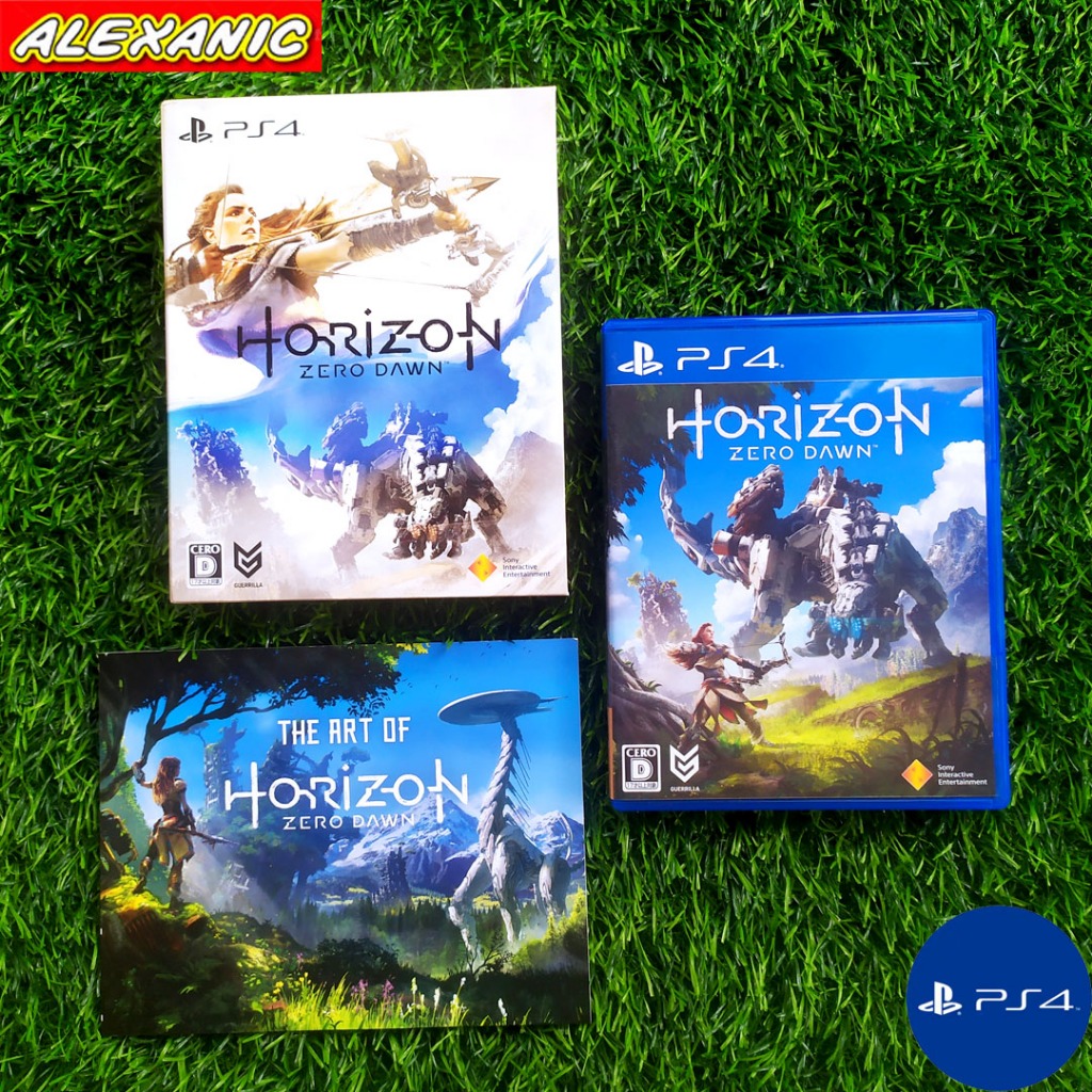 HORIZON ZERO DAWN Japan Deluxe Edition with ARTBOOK PS4 Playstation 4