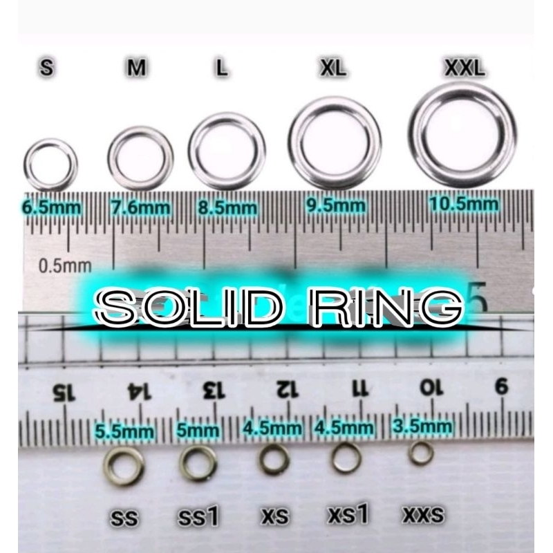 "GROSIR" 50PCS SOLID RING STAINLESS STEEL 302 OVAL & BULAT MURAH