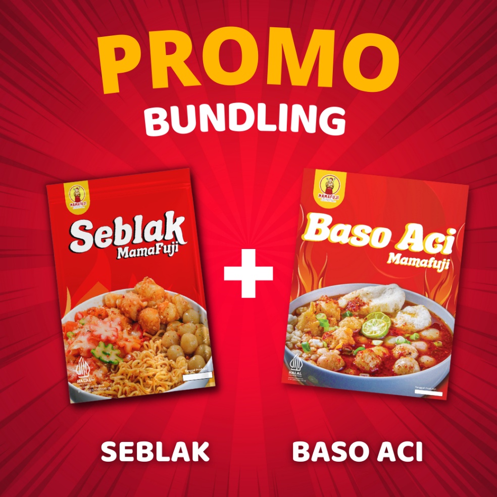 

PAKET LENGKAP Mamafuji PROMO BUNDLING SEBLAK BAKSO ACI
