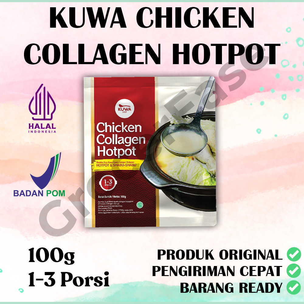 

Kuwa Chicken Collagen Hotpot Shabu-shabu Kaldu Ayam Kolagen 100g