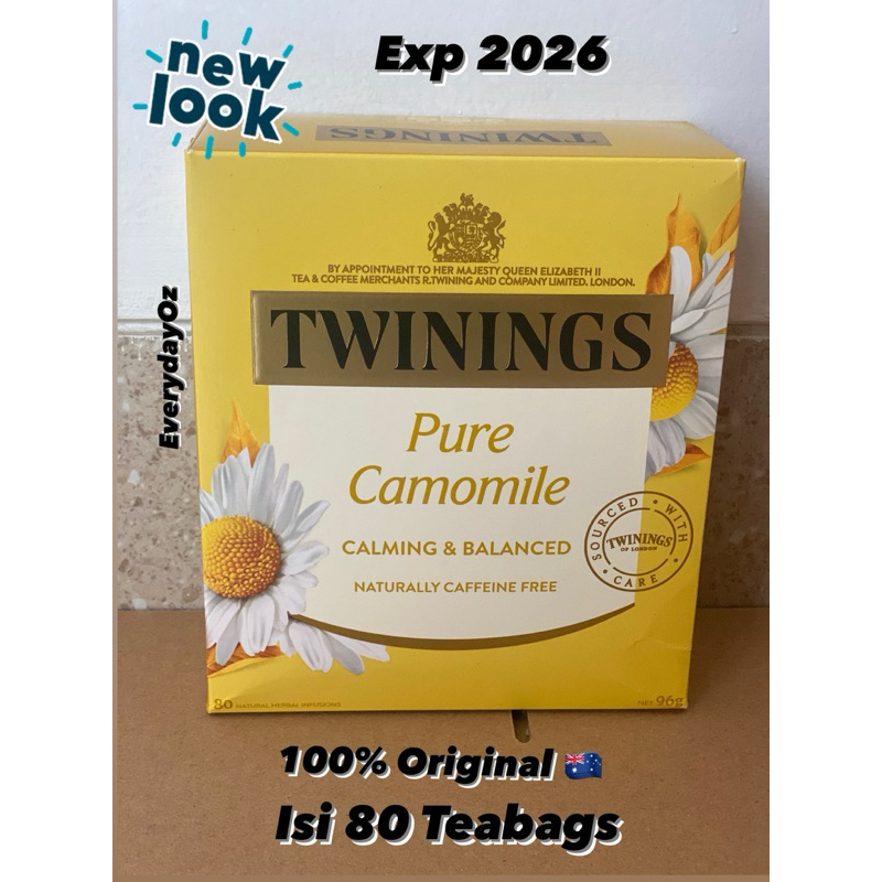 

Twinings Tea Bag Pure Camomile Isi 80 pc
