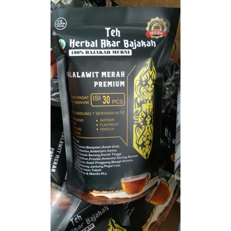 

Teh Bajakah Asli Kalimantan Teh Bajakah Merah isi 30 premium Teh Celup Kayu Akar Bajakah Asli Kalimantan Teh Bajakah Kalalawit Merah Premium