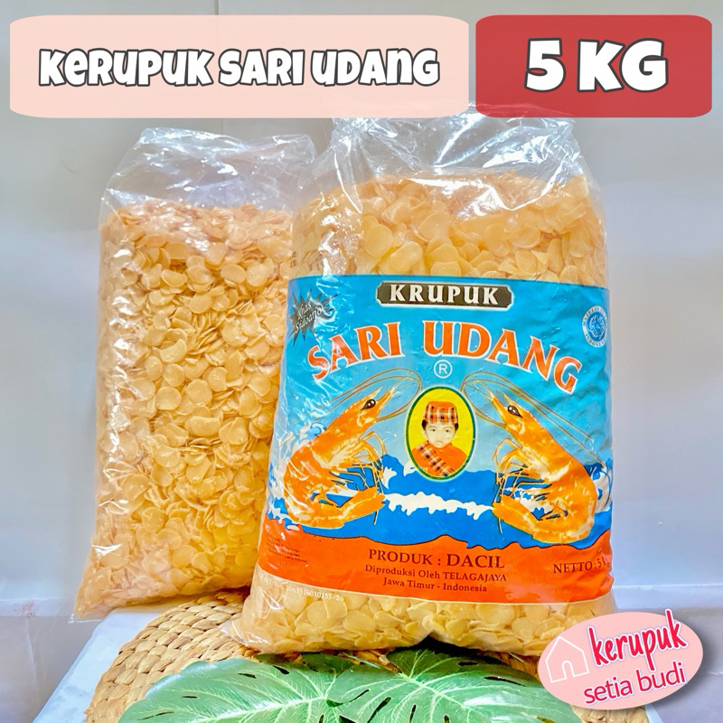 

KERUPUK SARI UDANG KECIL / KERUPUK SEBLAK CAP NURI 1 BAL (5 KG)