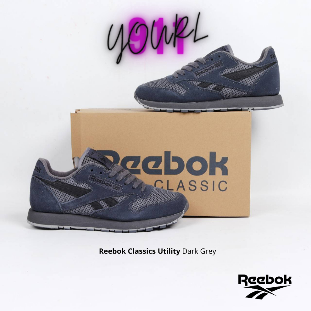 Sepatu Reebok Classics Utility Dark Grey