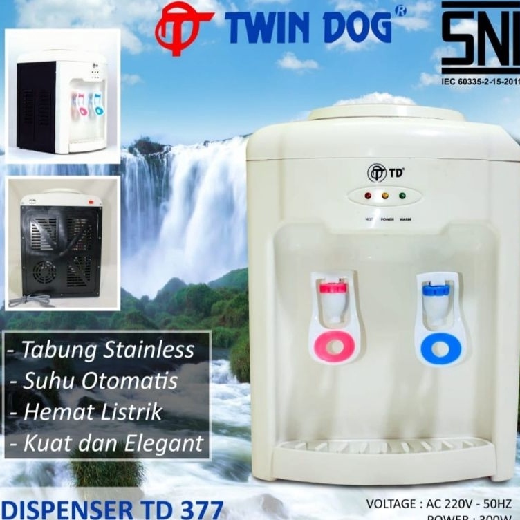 DISPENSER AIR MINUM GALON LISTRIK TD HOT DAN NORMAL DISPENSER MINUM PANAS