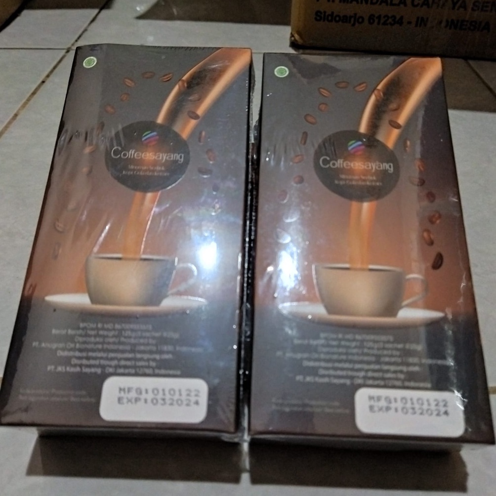 

Premium KOPI SAYANG 1 BOX 5 SACHET COFFE SAYANG KOPI PEN4MB4H 5T4MINA KOPI JKS KEMASAN TRERBARU BDS