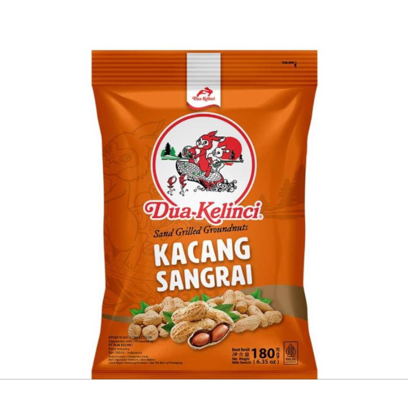 

dua kelinci kacang sangrai 180 gr