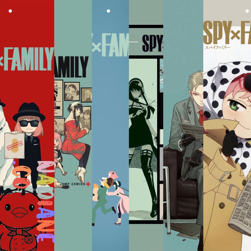 

Pembatas Buku Spy Family Anya Forger Loid Forger