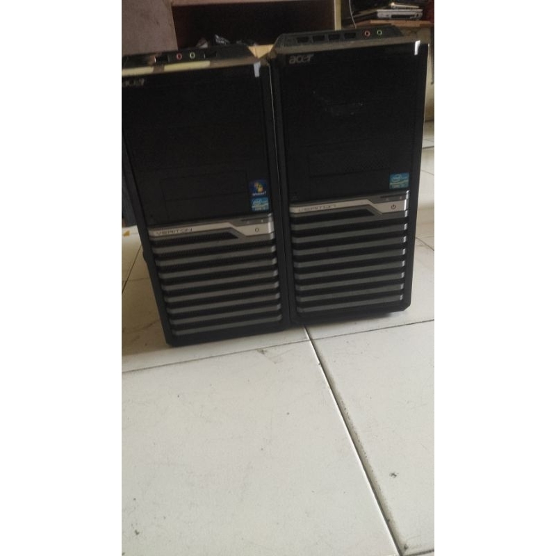 cpu komputer core 2 duo ram 4 hdd 160 gb siap pakai