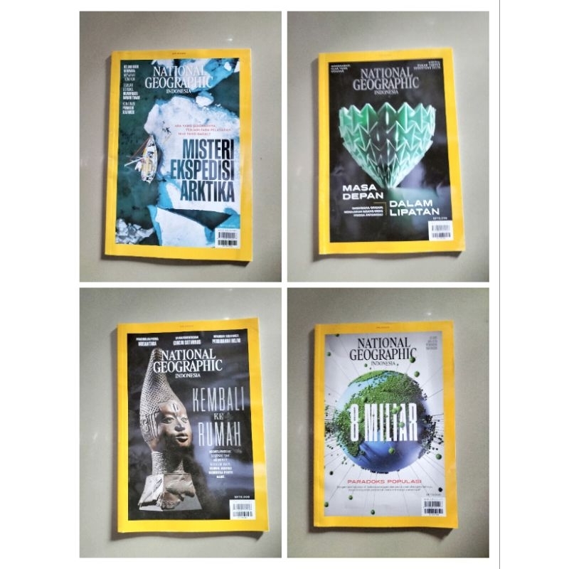 Majalah NATIONAL GEOGRAPHIC INDONESIA TAHUN 2023/2022 edisi murka alam