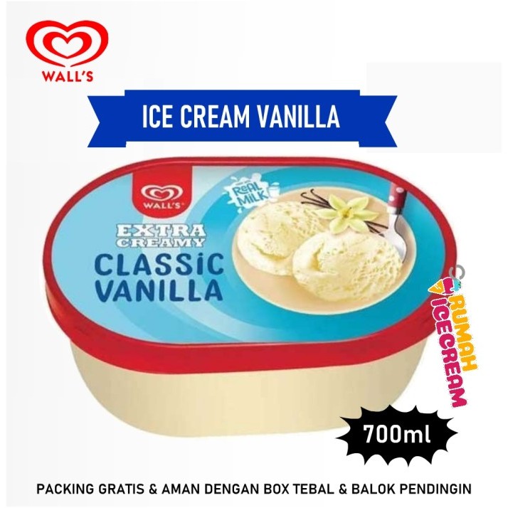 

Ice Cream Classic Vanila 700ml Walls