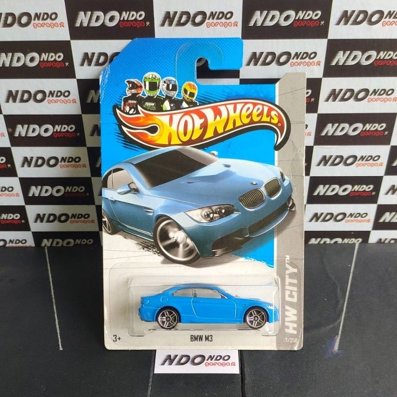 Hot Wheels '10 BMW M3 Blue - 2013 HW City
