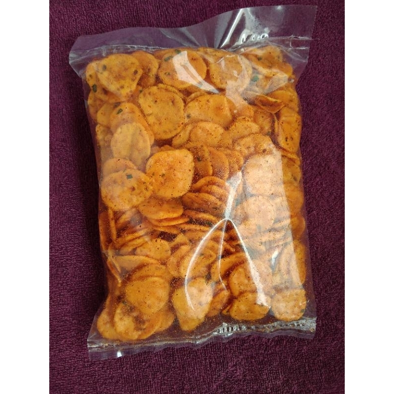

KERUPUK BAWANG / KERUPUK KEMPLANG PEDAS / ORIGINAL 500 gr