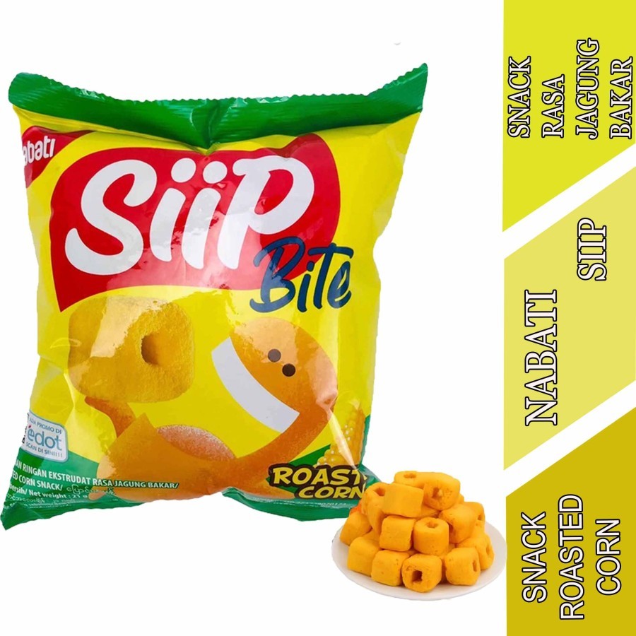 

Rasa Jagung Bakar - Nabati Siip - Snack Roasted Corn Flavour - 19gr