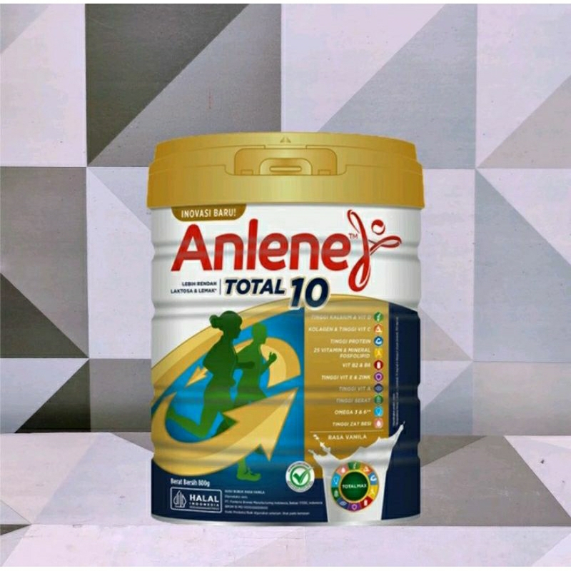 

ANLENE TOTAL 10 SUSU BUBUK DEWASA VANILA 800 GRAM