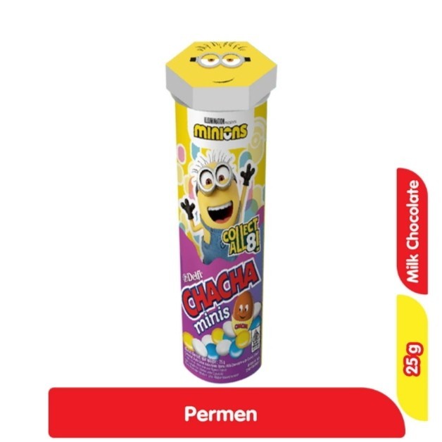 

Chacha minis milk chocolate Minion / Jurassic Assorted 25 gr