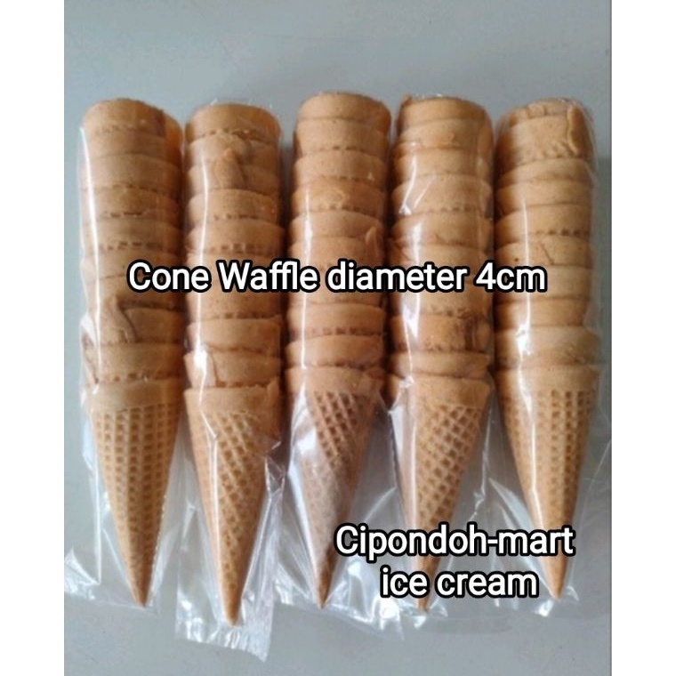 

VXRQ5888 XG34448 5 pack 5 pcs CONE ORIGINAL WAFFLE 4 CM