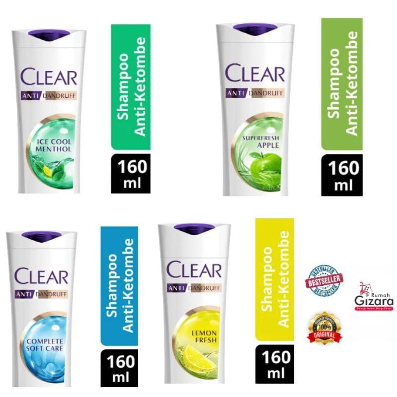 SHAMPOO CLEAR ICE COOL MENTHOL 160 ML