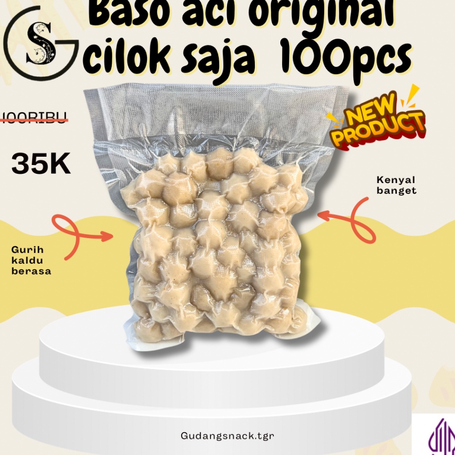 

WZPH8346 MEGA SALE 1 PCS CILOK ORIGINAL BASO ACI HANYA CILOK INSTAN KALDU GURIH