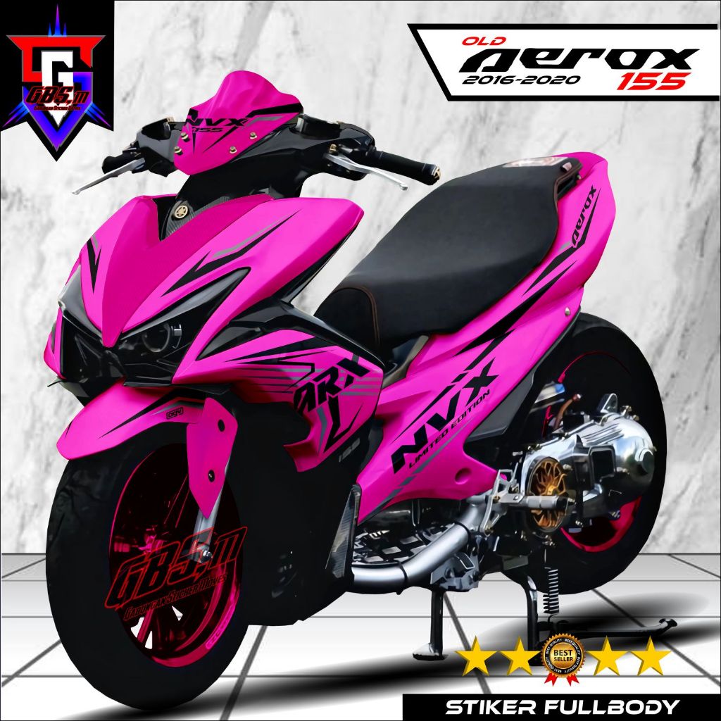 Decal Aerox 155 Old Stiker Decal Motor Aerox Old 2016 2017 2018 2019 Fullbody Stiker Fullbody Decal 