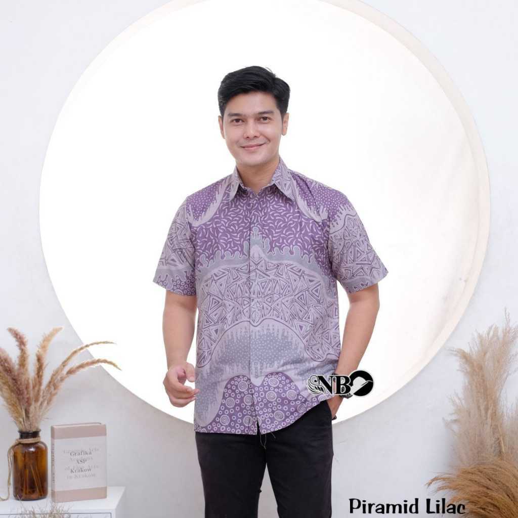 BATIK PRIA DEWASA MOTIF PATRICK LILAC