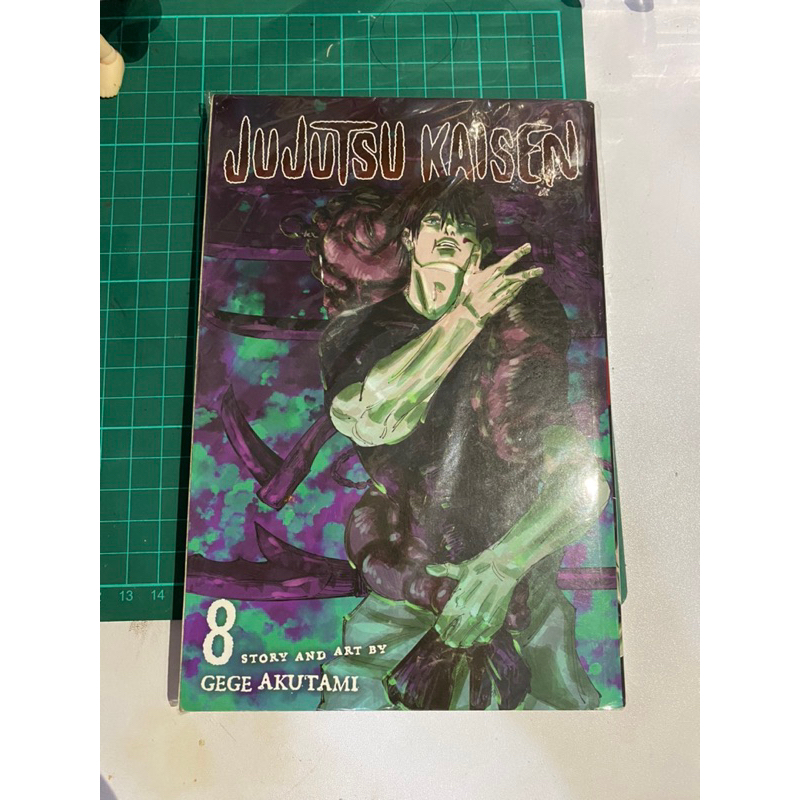 KOMIK JUJUTSU KAISEN VOL 8 BAHASA INGGRIS VIZ COVER TOJI FUSHIGURO MANGA ORIGINAL ENGLISH VERSION VE