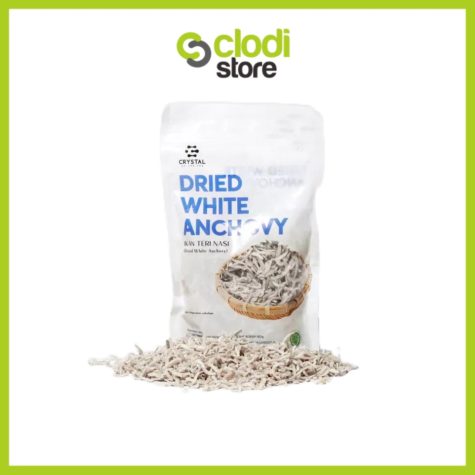 

KYGK9377 HOT Crystal of The Sea Dried white anchovy Teri Kering Chrystal of The Sea rufani teri snack anak Crystal of the Sea Ikan Teri No Pengawet No Formalin