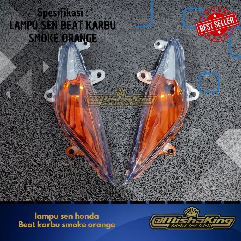 Lampu sen beat karbu modif smoke orange
